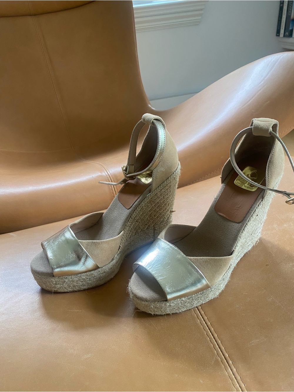 Kanna Espadrille Wedge Sandals – Size 39 / US 8 – Made in Spain ✨